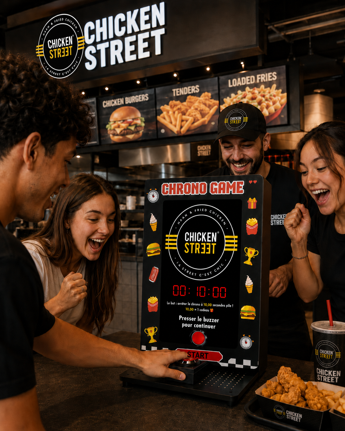 Chrono Game intégré chez Chicken Street